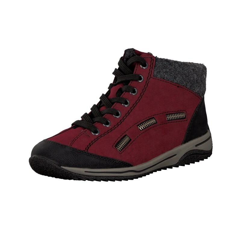 Botas Rieker L5243-01 Para Mulher - Vermelhas